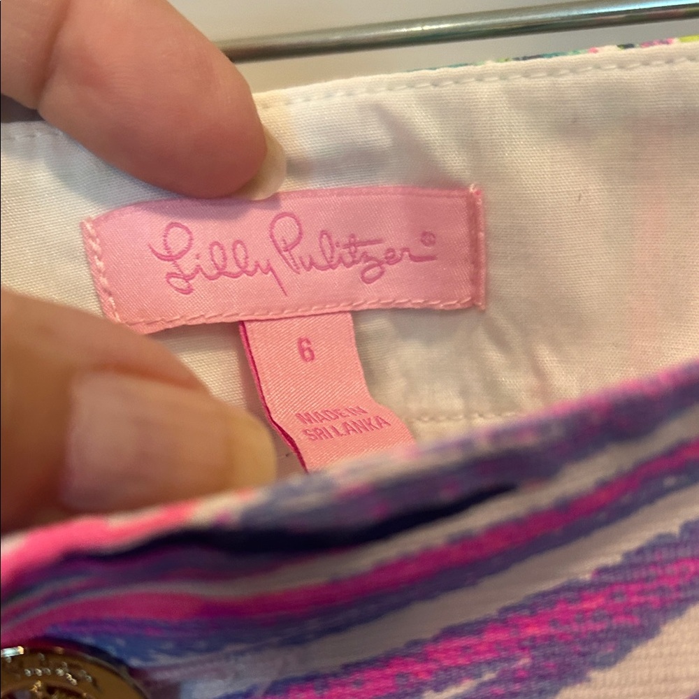 Lilly Pulitzer Pink and Purple Striped Garment